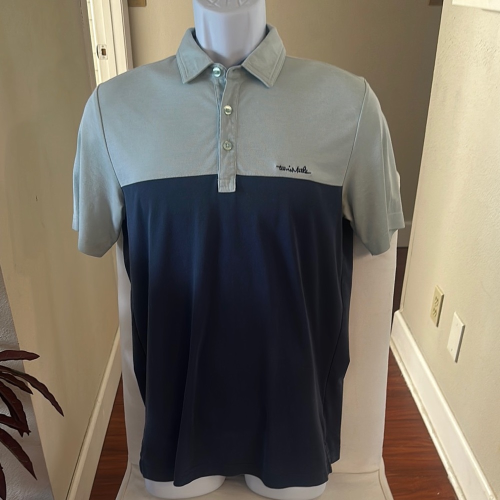 Travis Mathew Two-Tone Polo Shirt